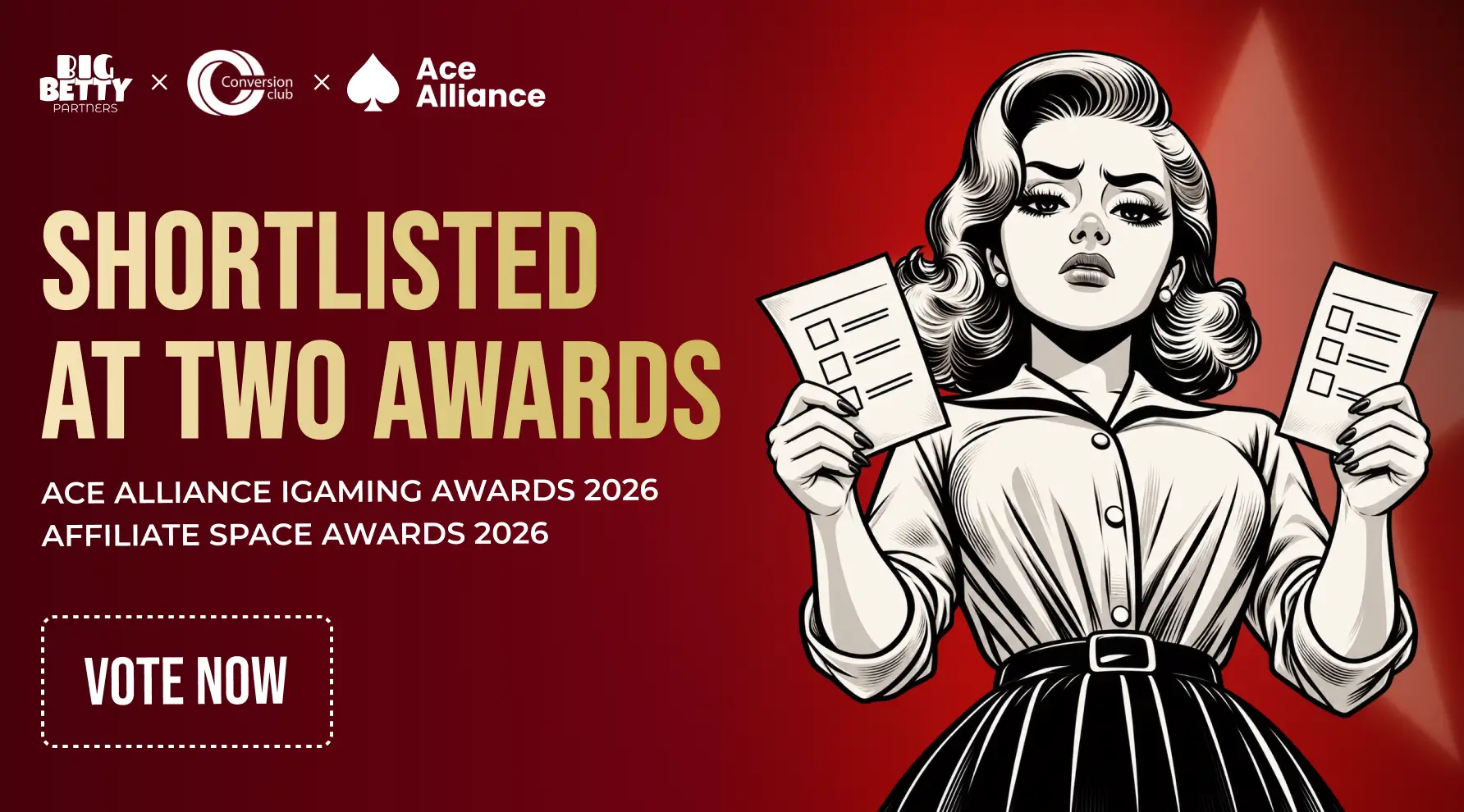 Big Betty Makes Two Awards Shortlists. Cast Your Vote.