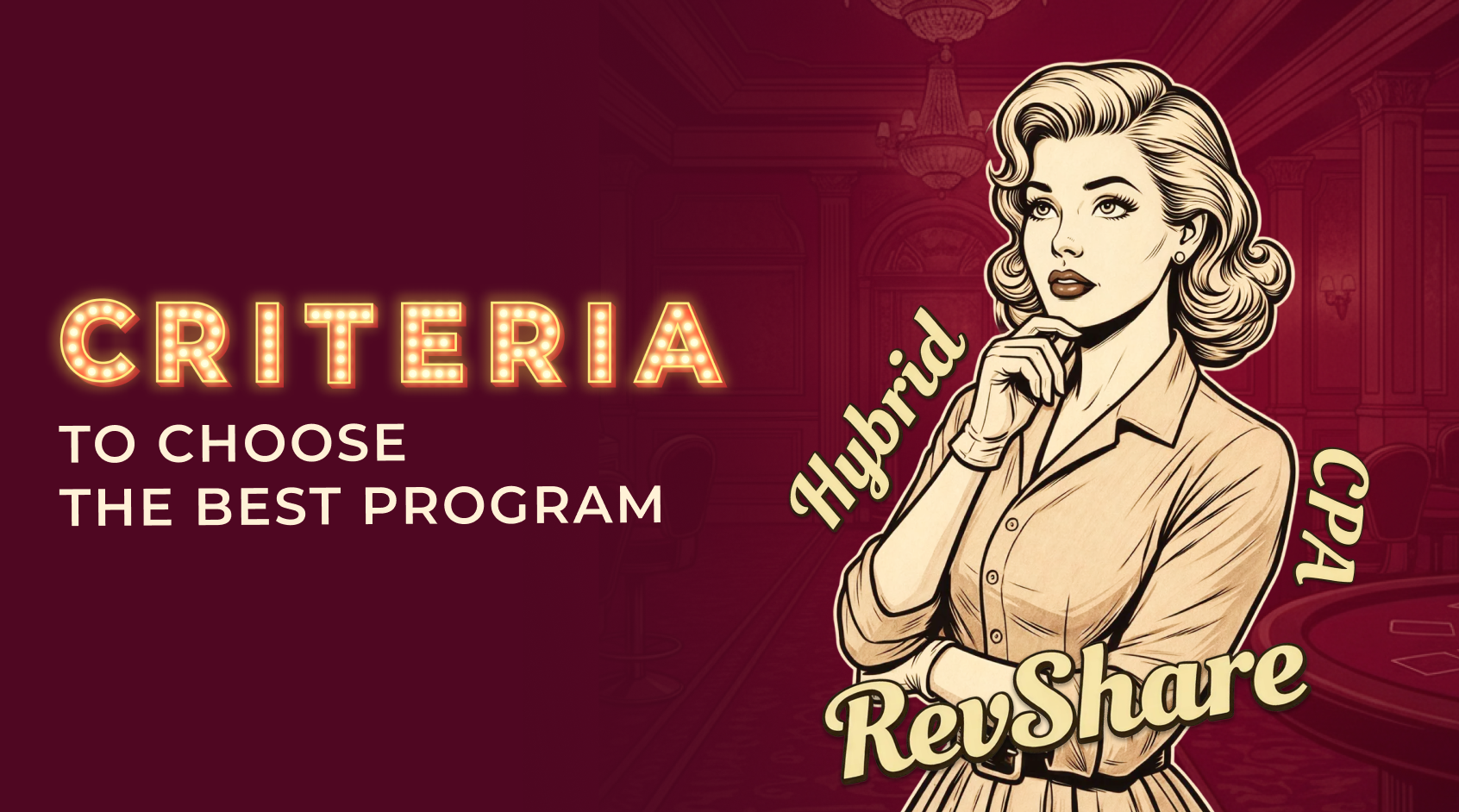 Best Casino Affiliate Program Explained: Professional Criteria for Choosing