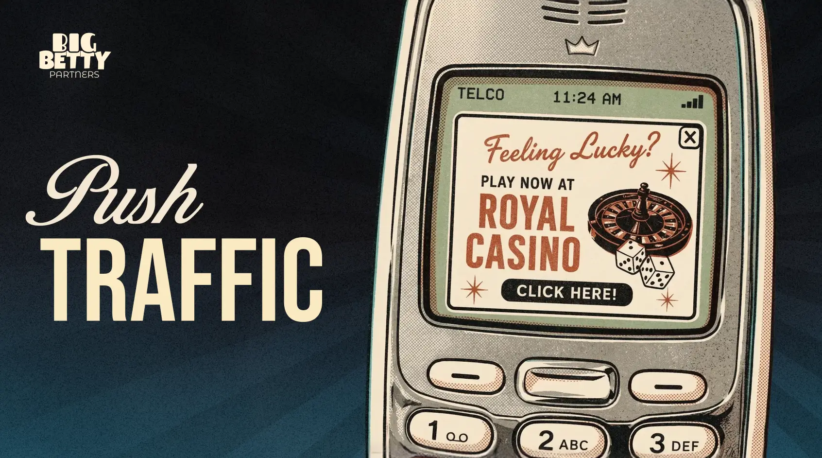 Push traffic for gambling affiliates